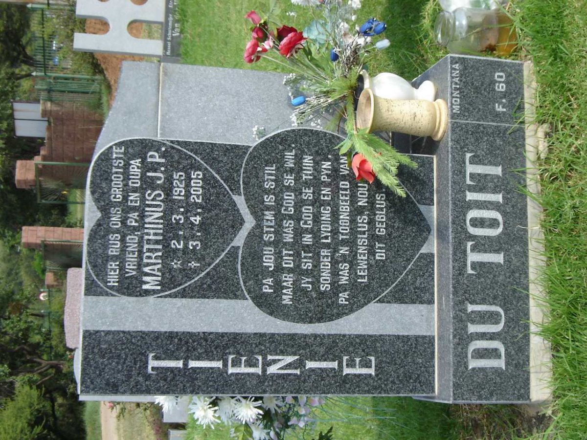TOIT Marthinus J.P., du 1925-2005