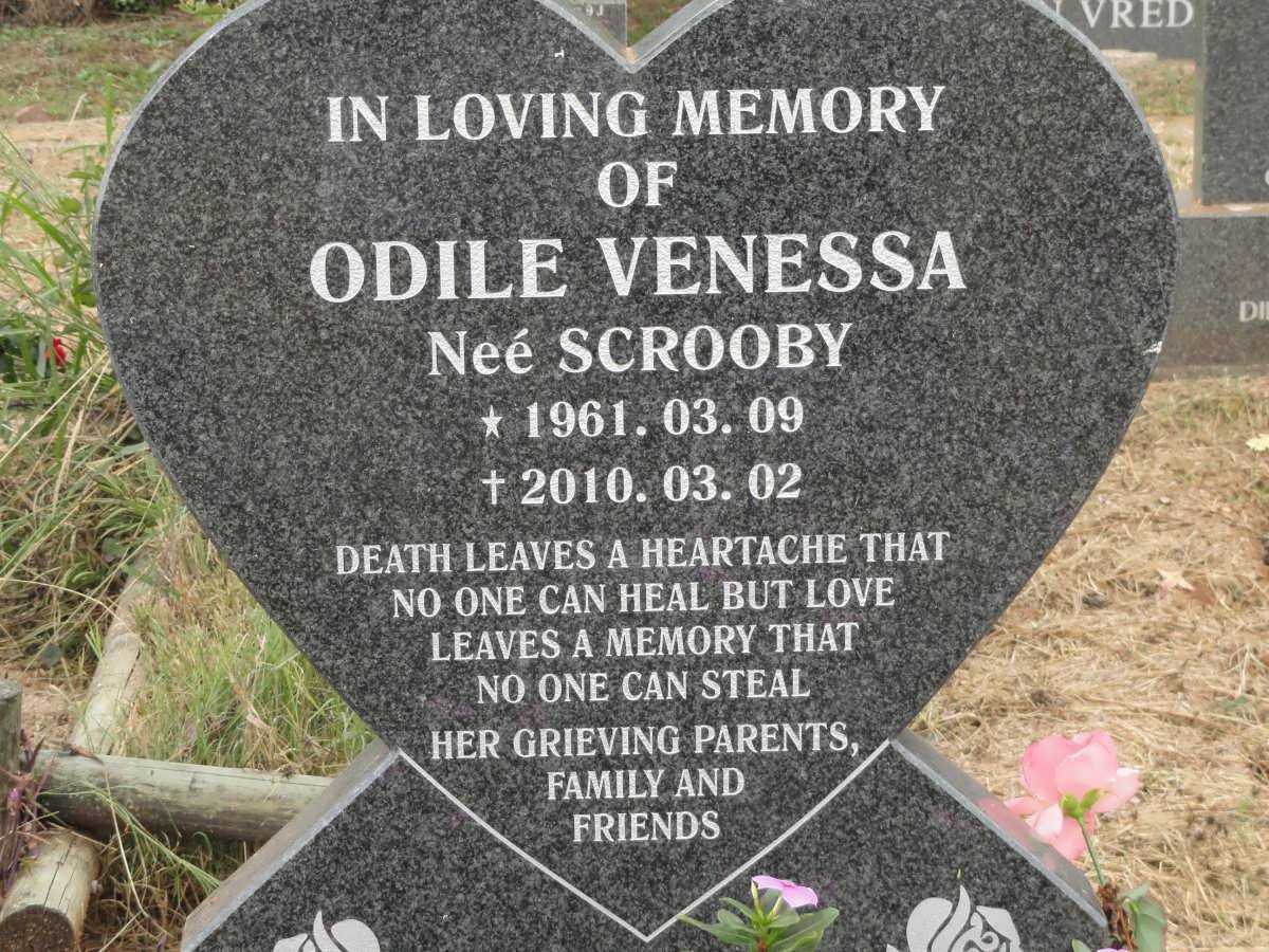 VENESSA Odile nee SCROOBY 1961-2010