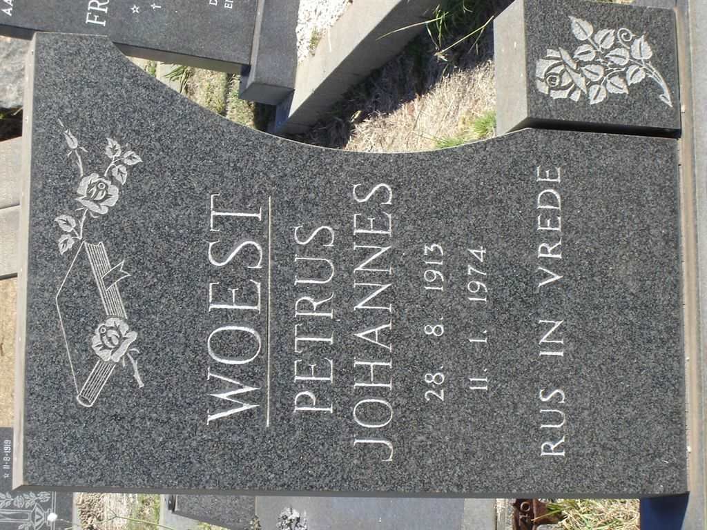 WOEST Petrus Johannes 1913-1974