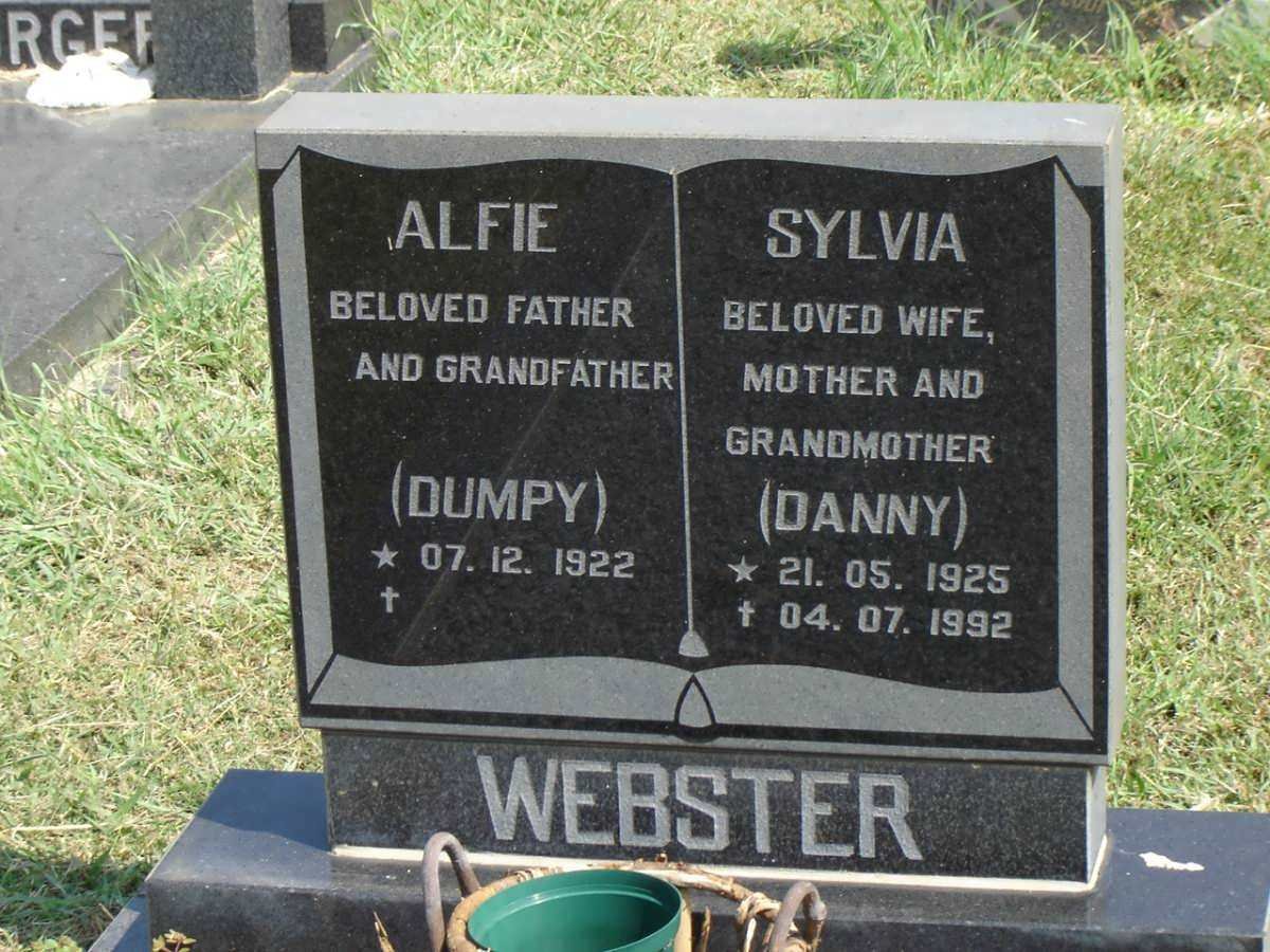 WEBSTER Alfie 1922- &amp; Sylvia 1925-1992