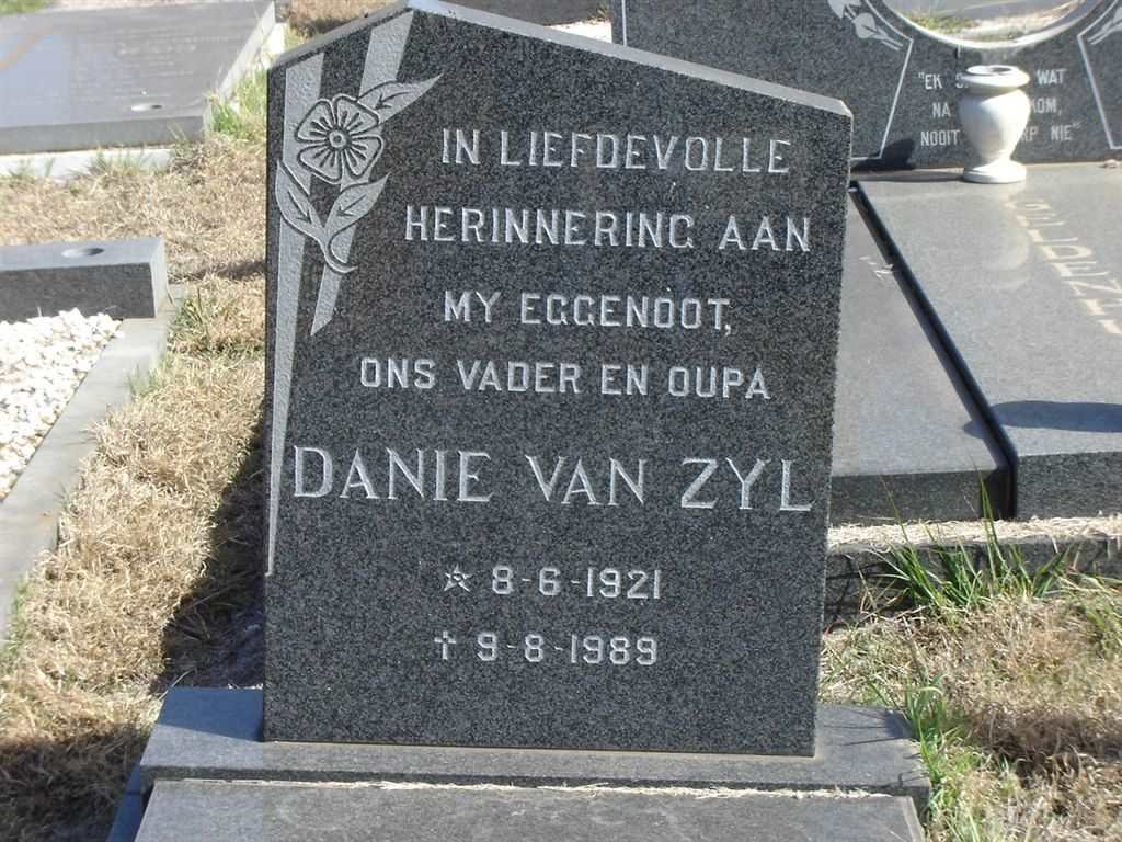 ZYL Danie, van 1921-1989