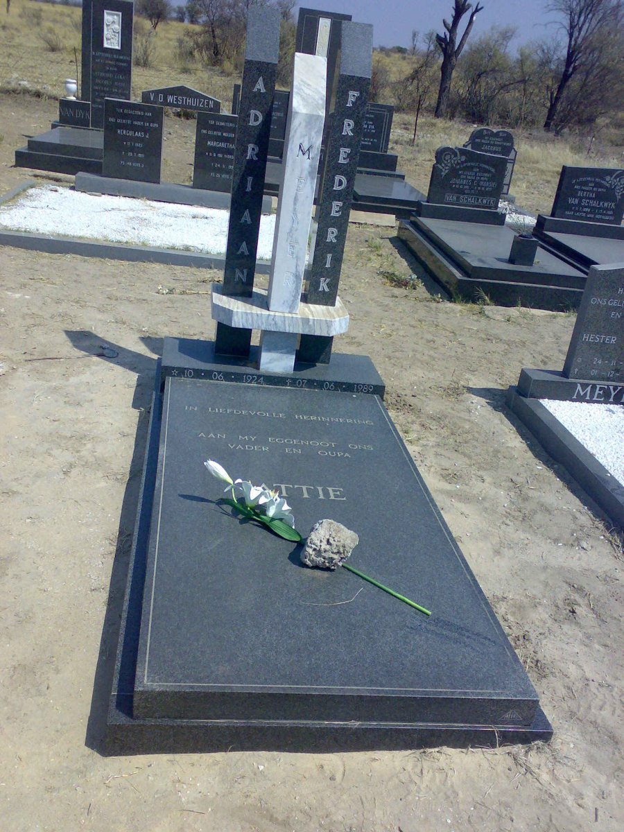 MEYER Adriaan Frederik 1924-1989