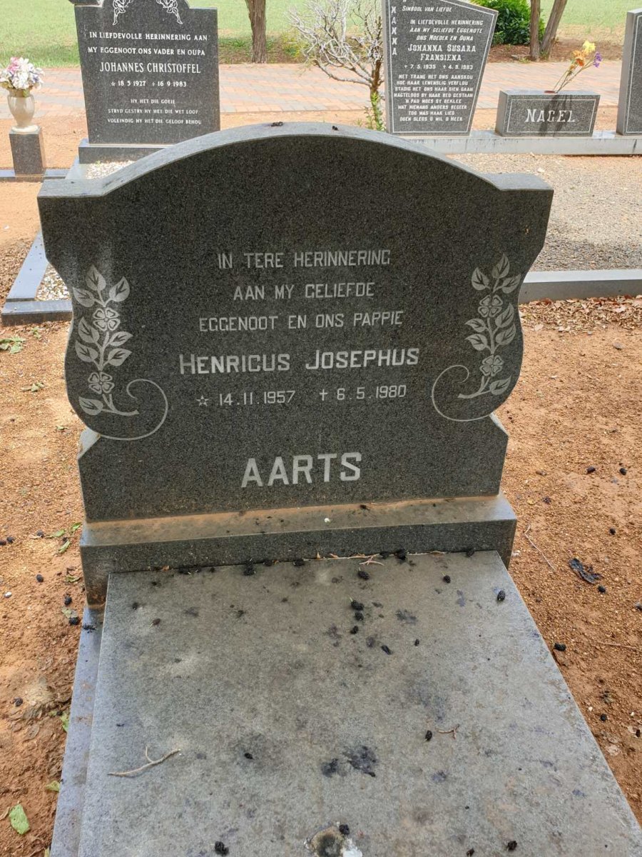 AARTS Henricus Josephus 1957-1980