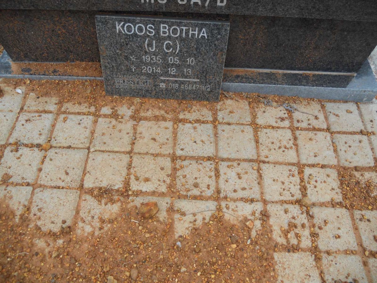 BOTHA J.C. 1935-2014