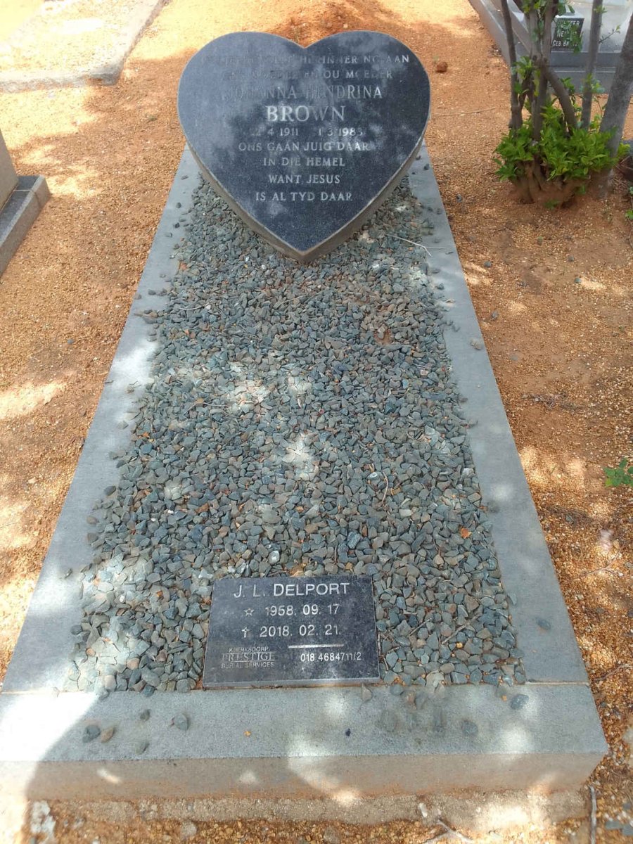 BROWN Johanna Hendrina 1911-1983 :: DELPORT J.L. 1958-2018