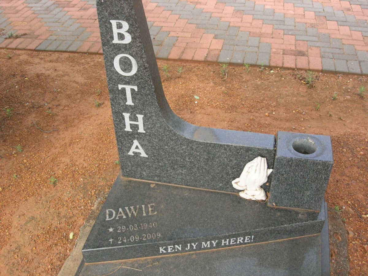 BOTHA  Dawie 1940-2009