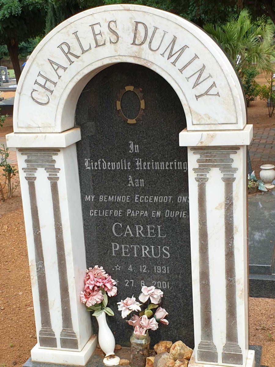 DUMINY Carel Petrus 1931-2001