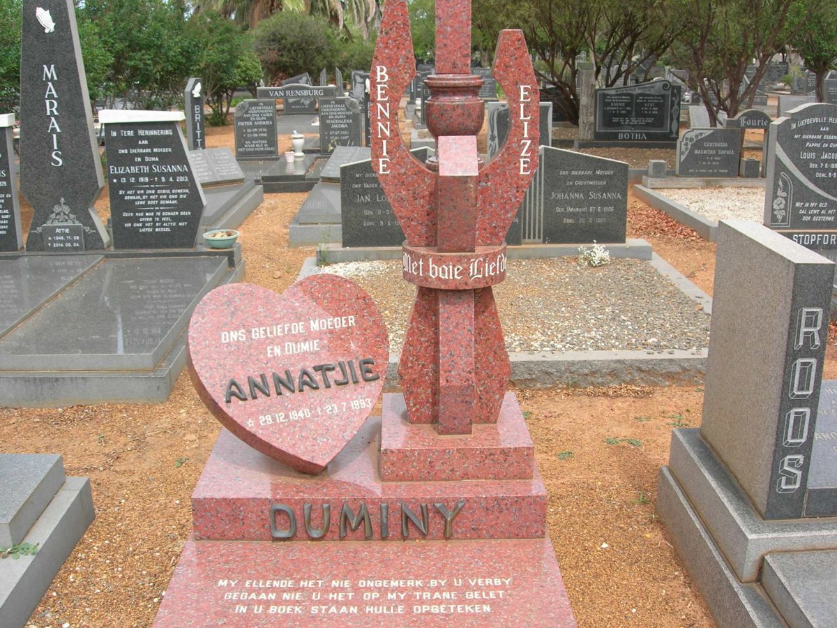 DUMINY Annatjie 1940-1993