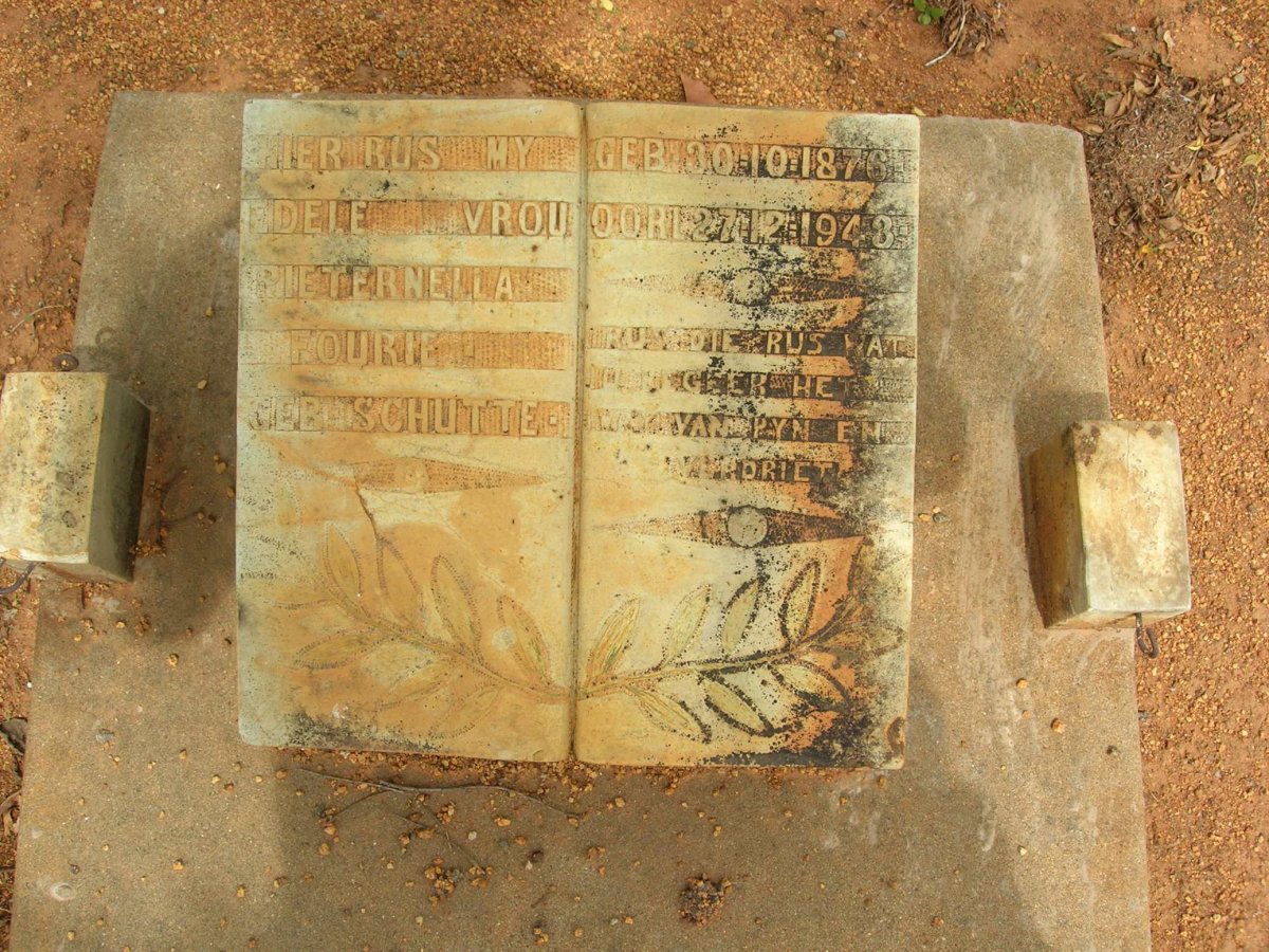 FOURIE Pieternella nee SCHUTTE 1876-1943