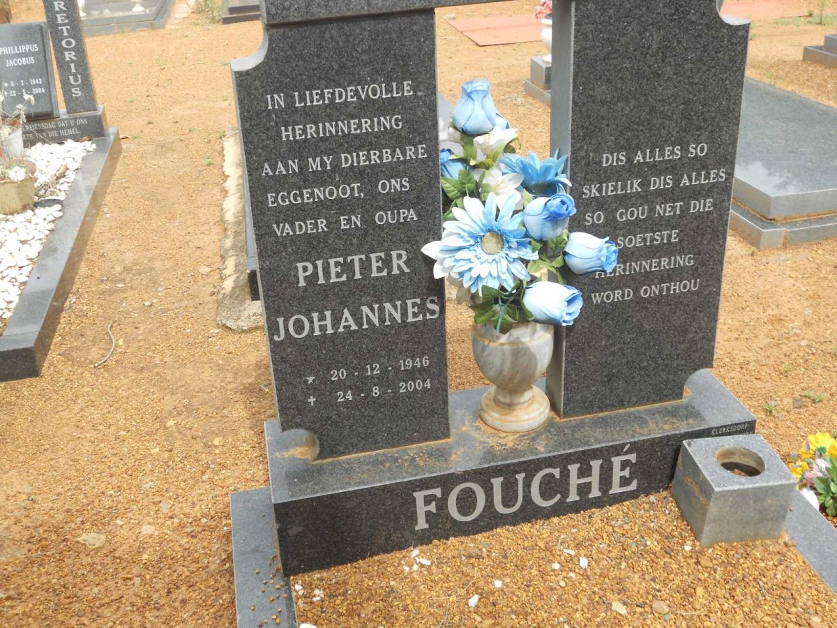 FOUCHE Pieter Johannes 1946-2004