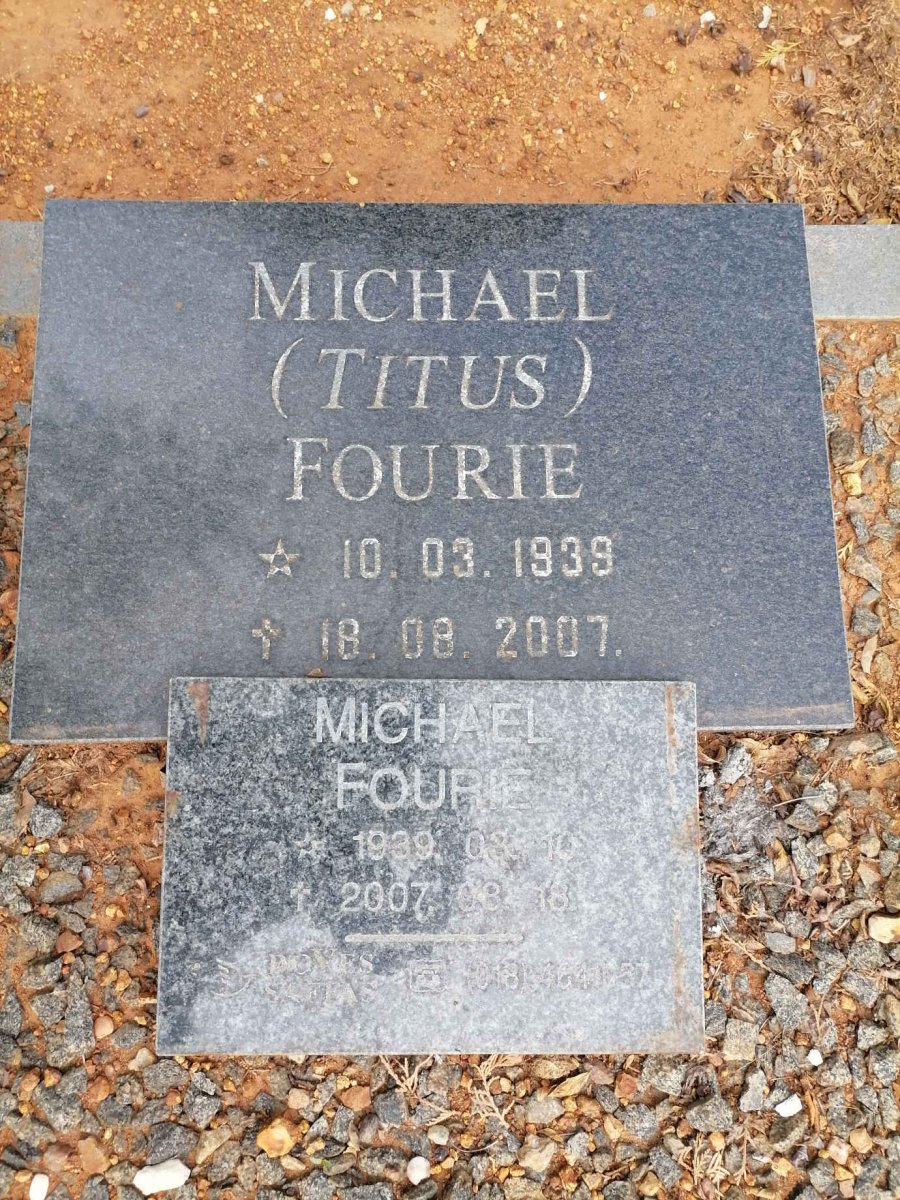 FOURIE Michael 1939-2007