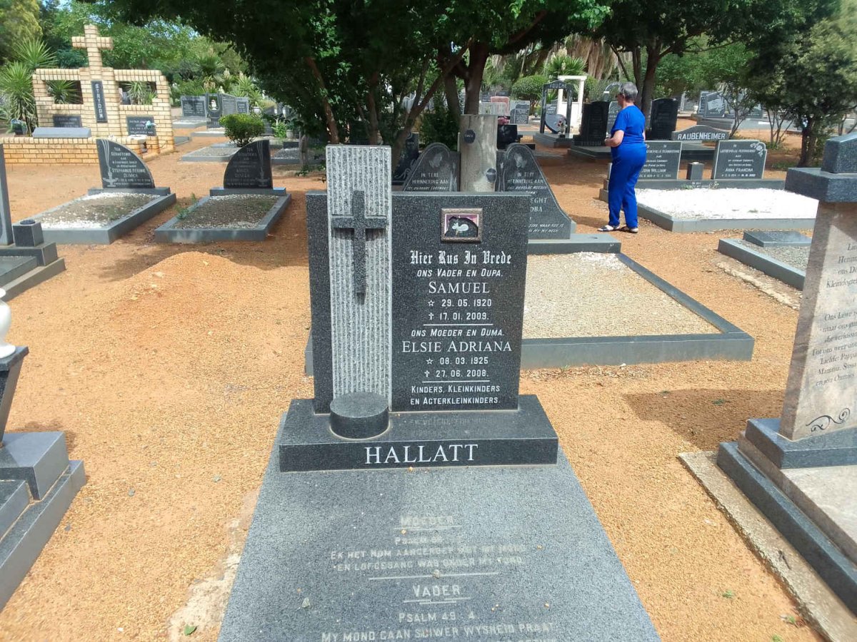 HALLATT Samuel 1920-2009 &amp; Elsie Adriana 1925-2008