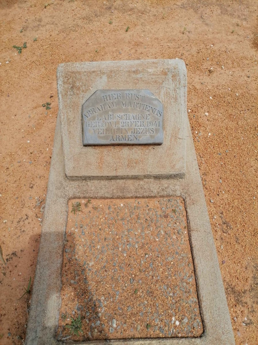 LABUSCHAGNE Abraham Martienus 1941-1941