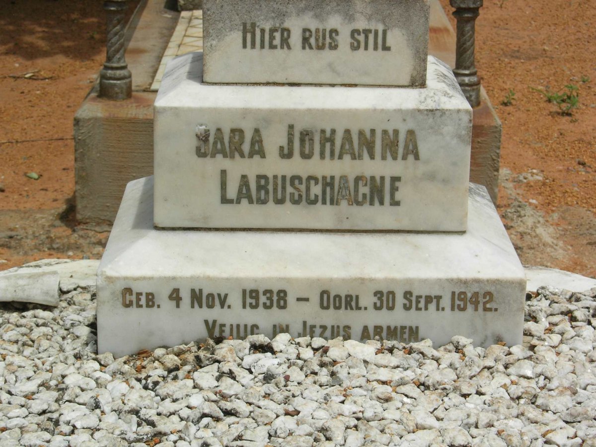 LABUSCHAGNE Sara Johanna 1938-1942