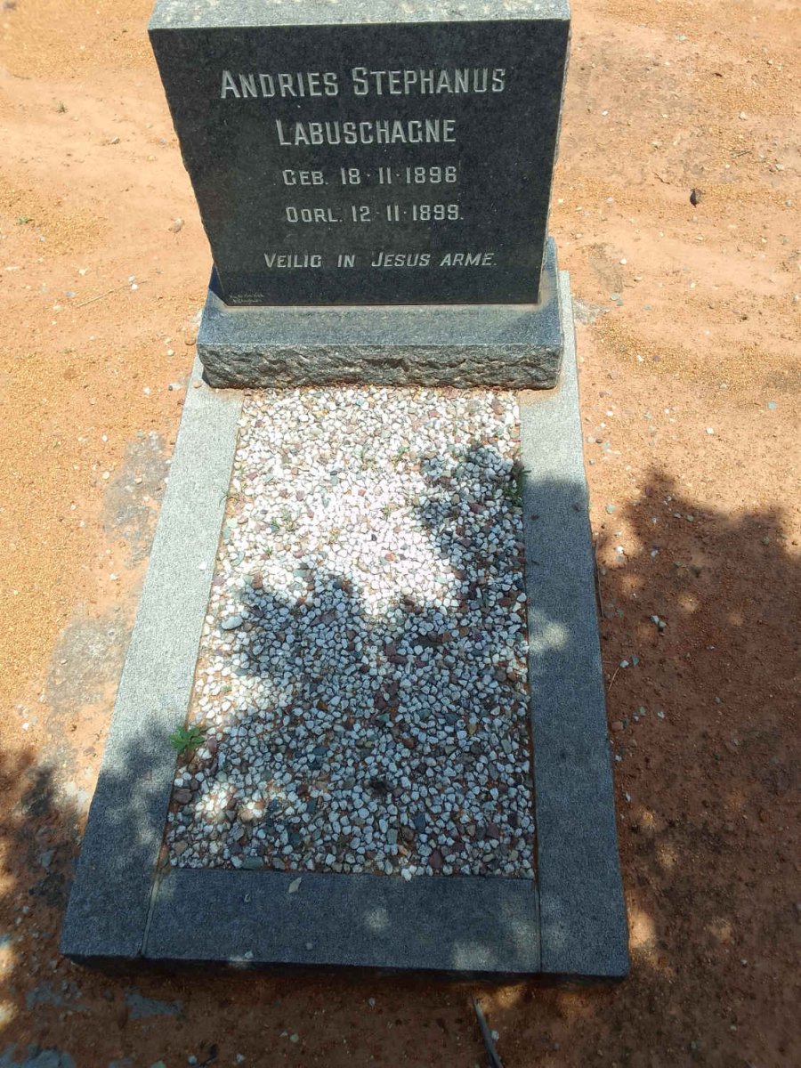 LABUSCHAGNE Andries Stephanus 1896-1899