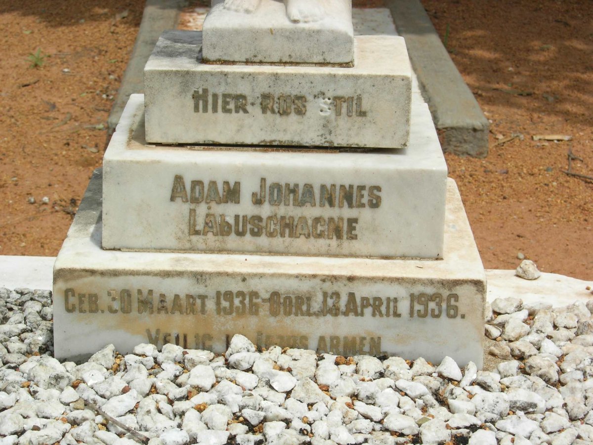 LABUSCHAGNE Adam Johannes 1936-1936