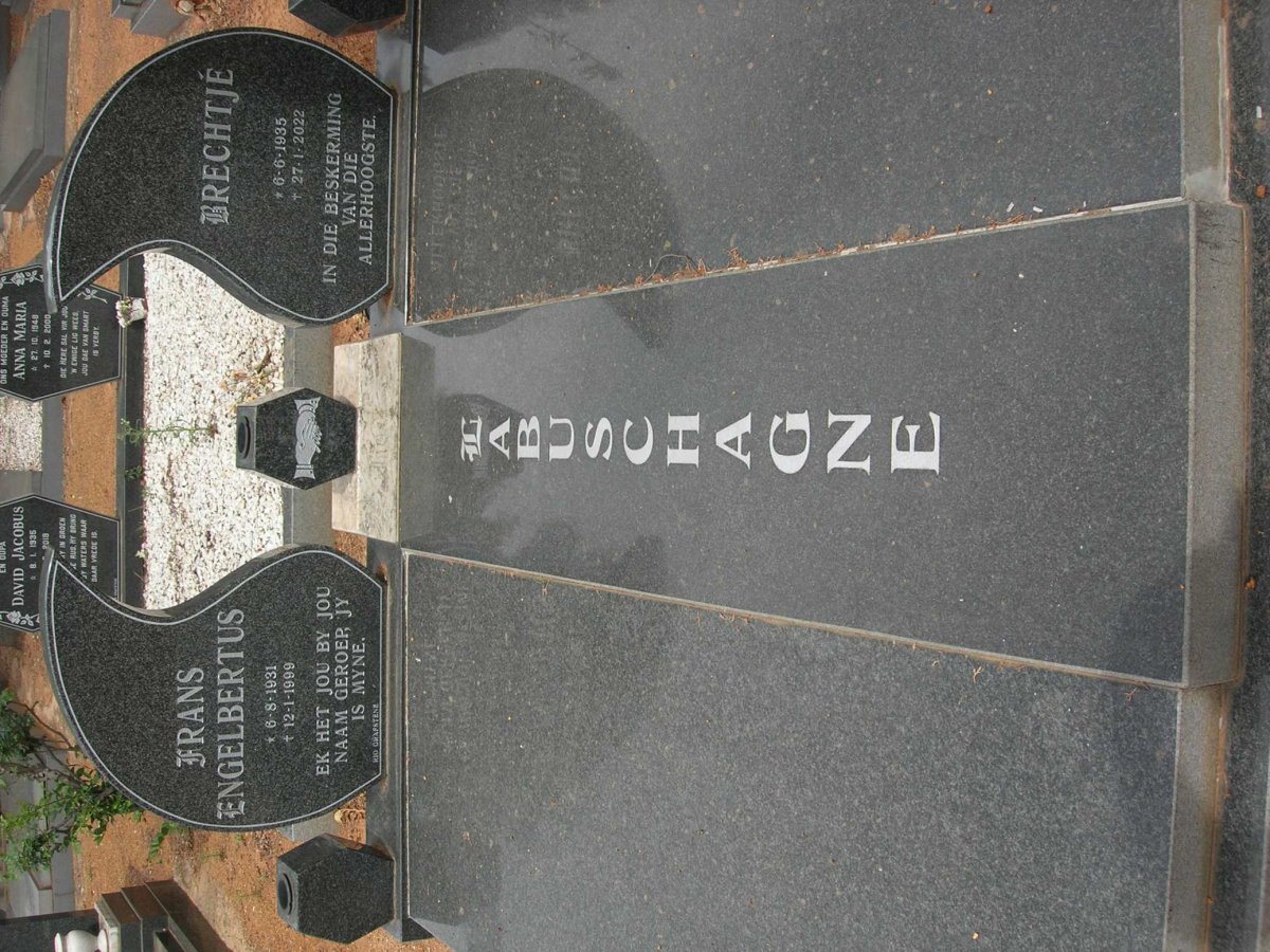 LABUSCHAGNE Frans Engelbertus 1931-1999 &amp; Brechtje 1935-2022