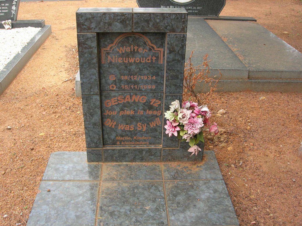 NIEUWOUDT Walter 1934-1998