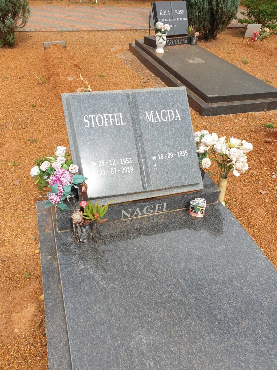 NAGEL Christoffel Johannes 1953-2019 &amp; Elizabeth Magdalena Johanna VAN HEERDEN 1955-
