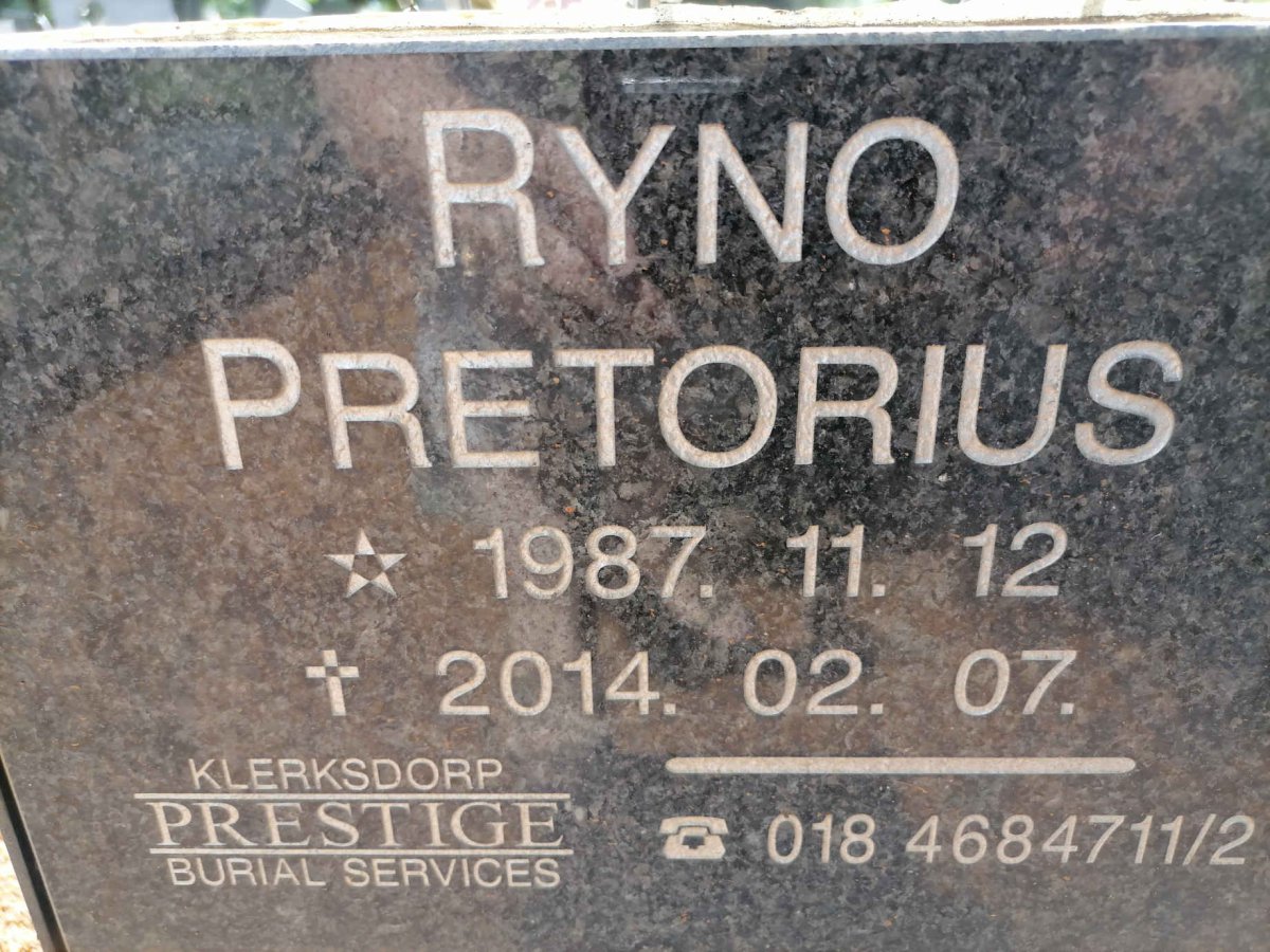 PRETORIUS Ryno 1987-2014