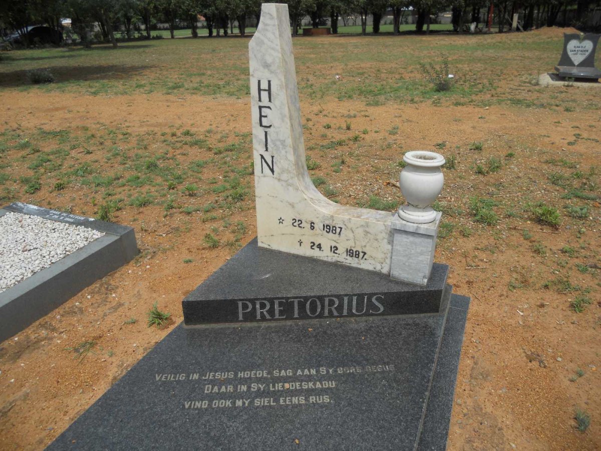 PRETORIUS Hein 1987-1987