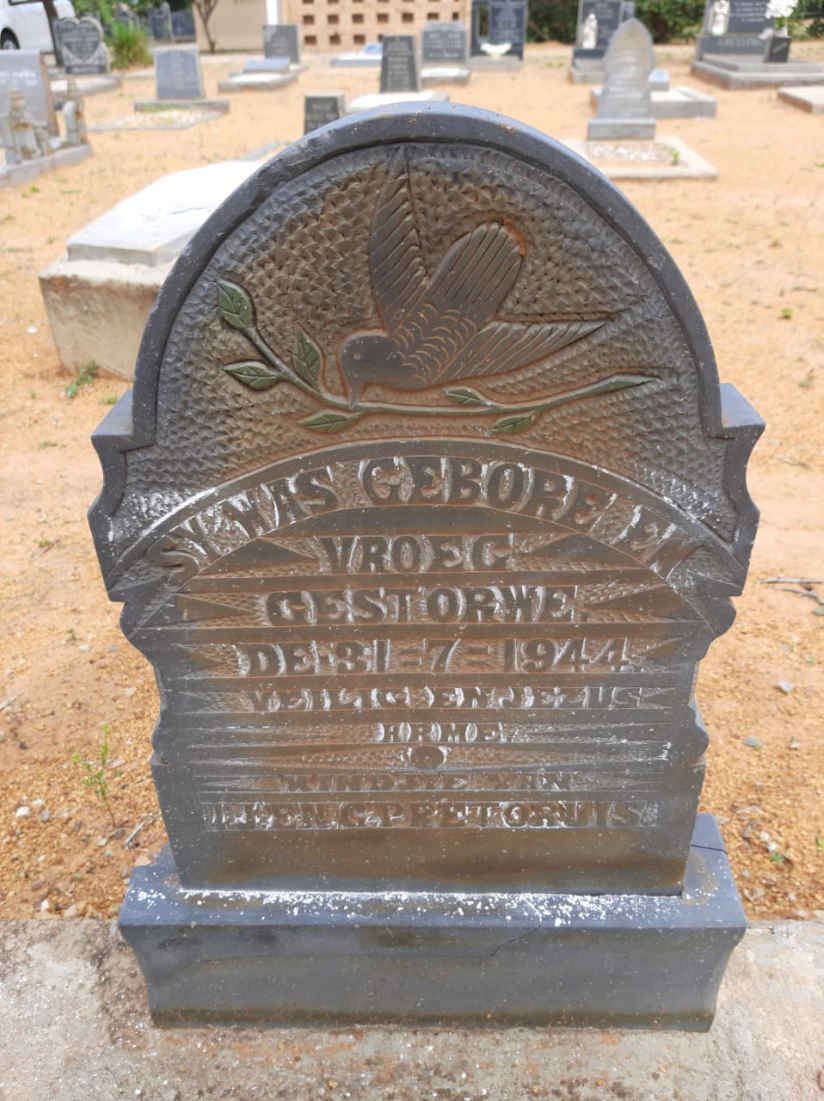 PRETORIUS Dogter 1944-1944
