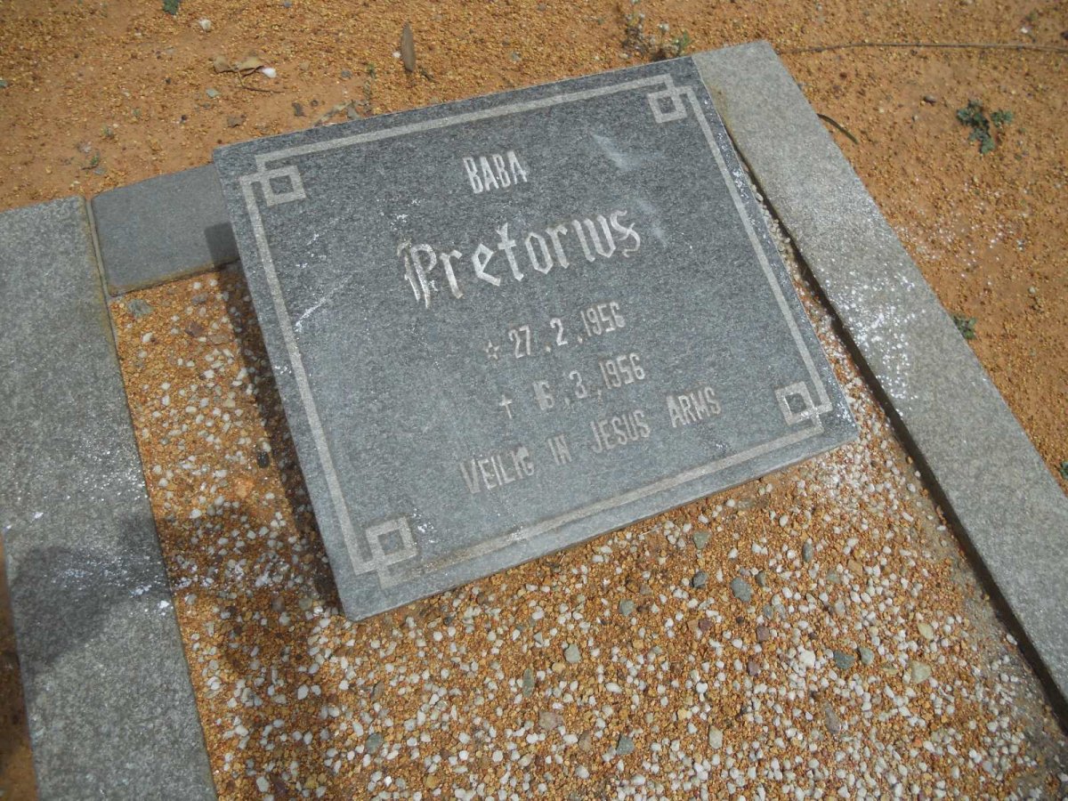 PRETORIUS Baba 1956-1956