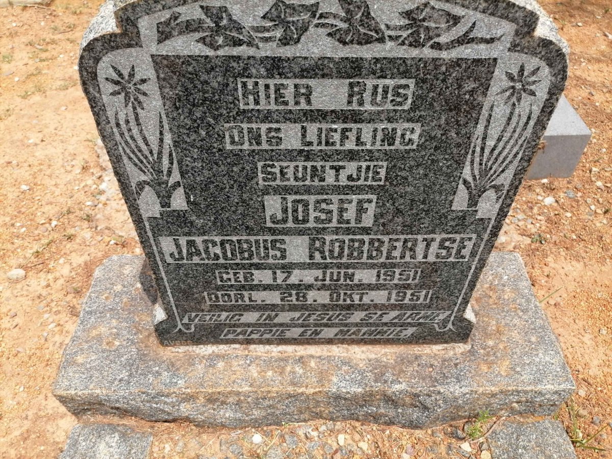 ROBBERTSE Josef Jacobus 1951-1951