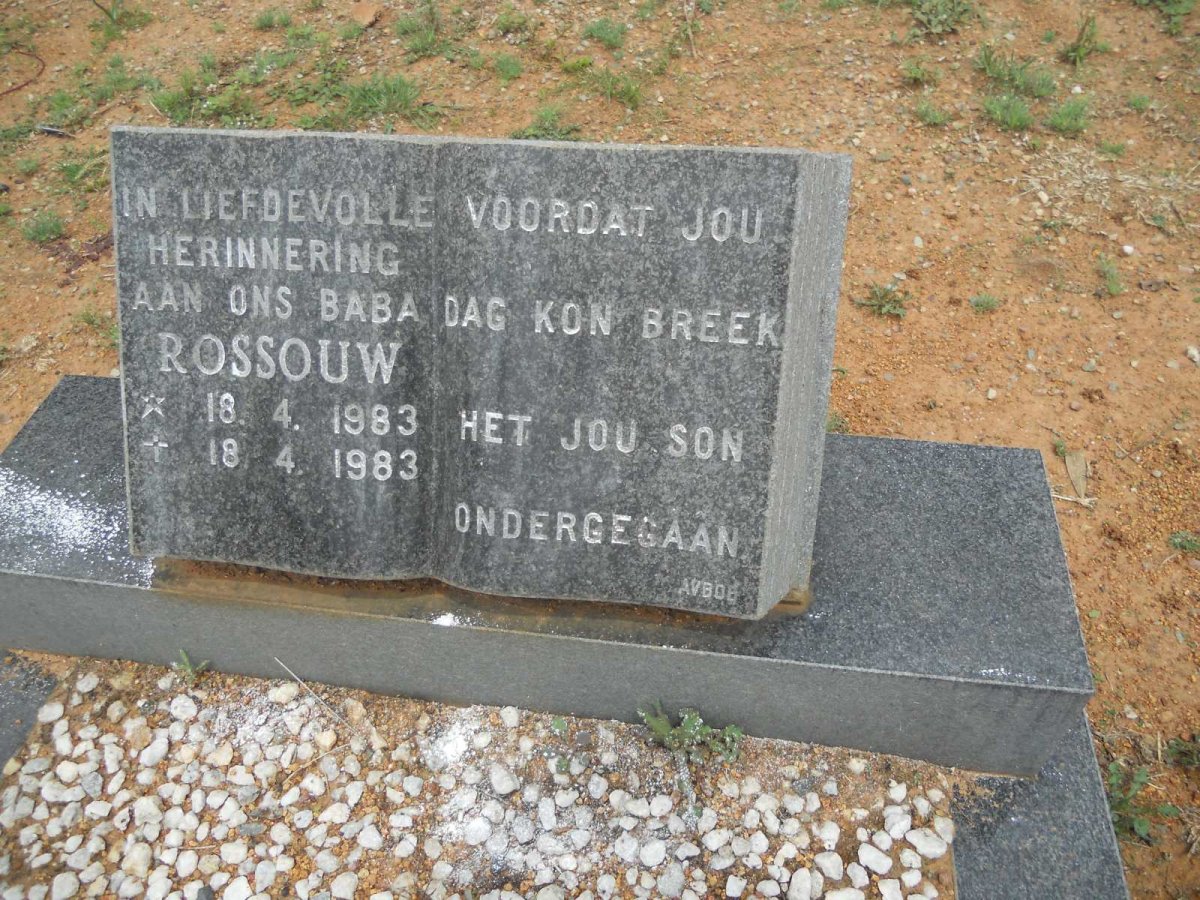 ROSSOUW Baba 1983-1983