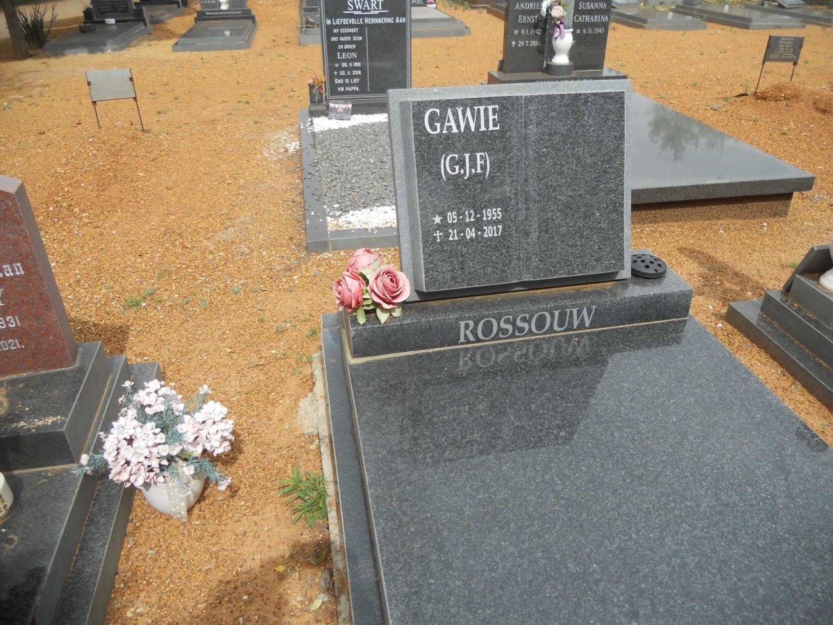ROSSOUW G.J.F. 1955-2017