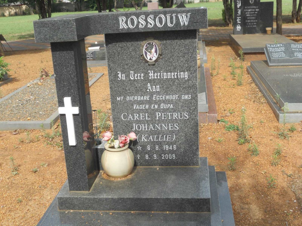 ROSSOUW Carel Petrus Johannes 1946-2009