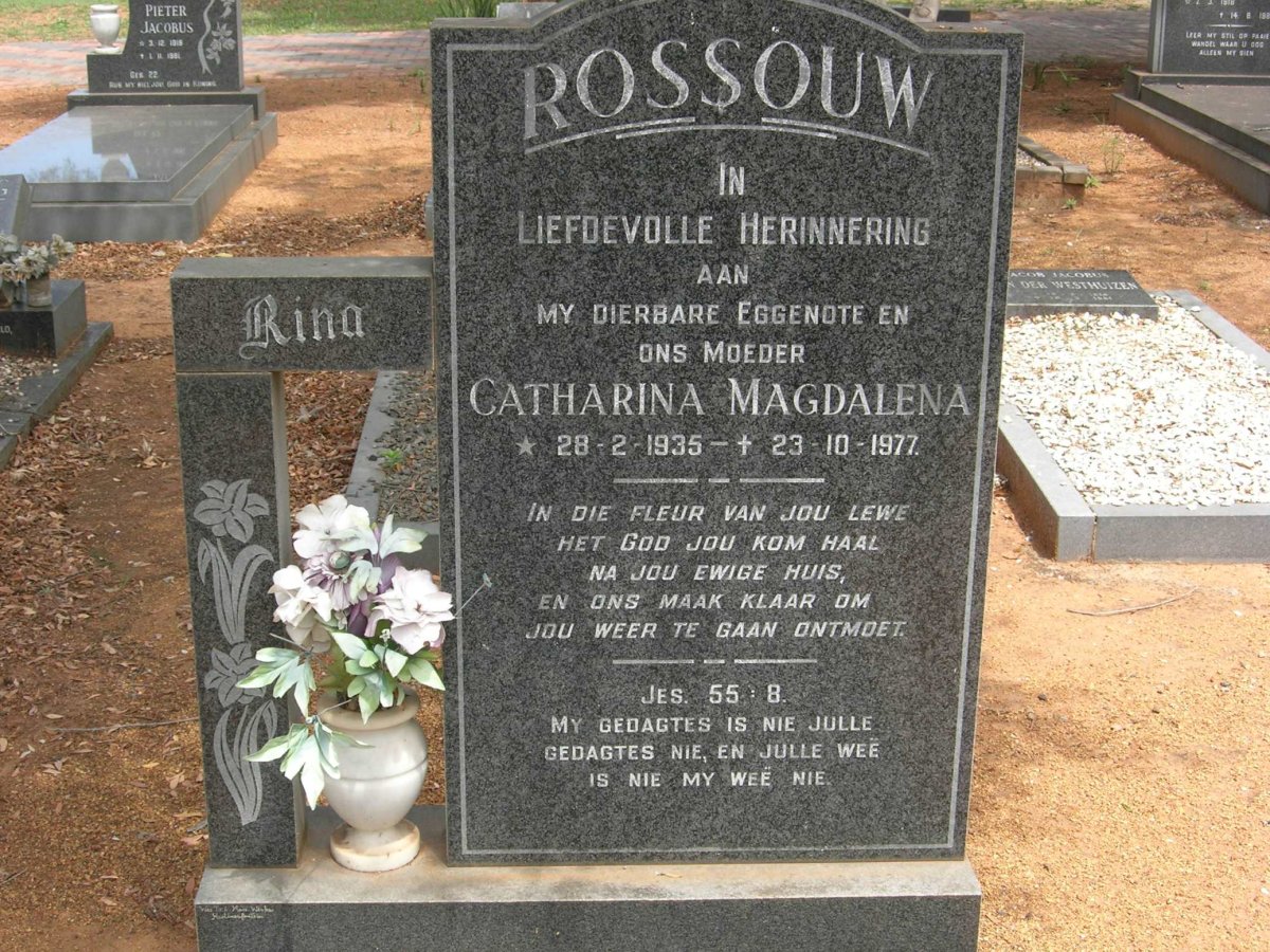 ROSSOUW Catharina Magdalena 1935-1977
