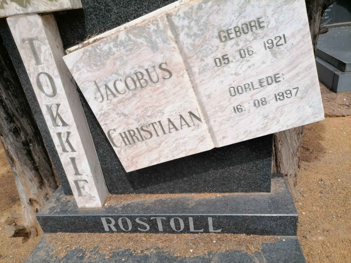 ROSTOLL Jacobus Christiaan 1921-1997