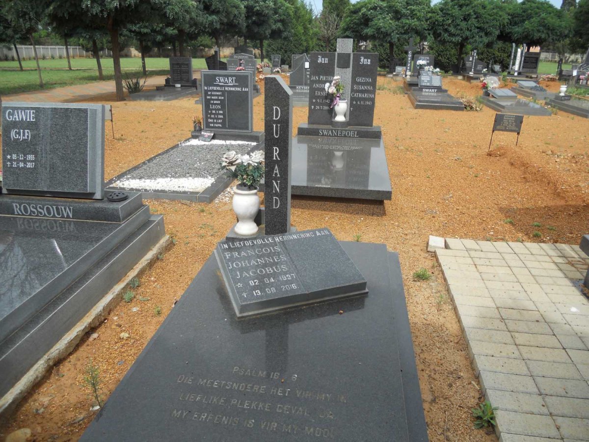 RAND Francois Johannes Jacobus, du 1937-2016