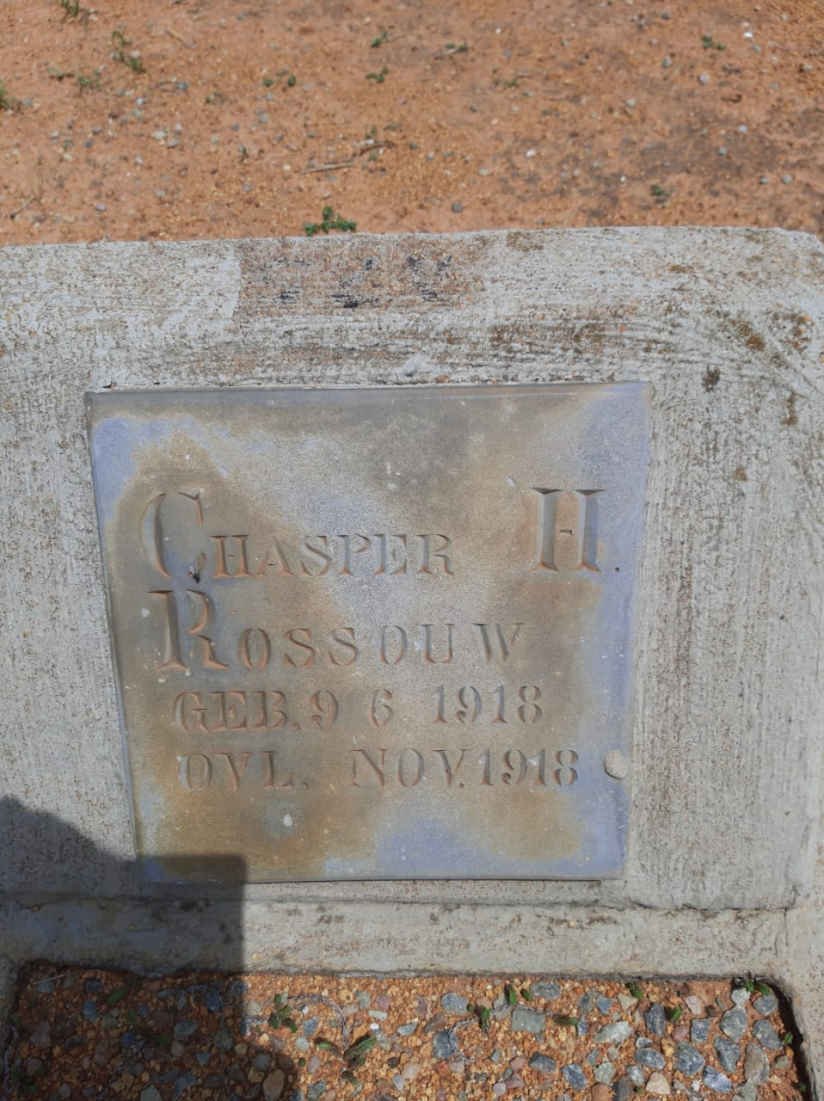 ROSSOUW Chasper H. 1918-1918