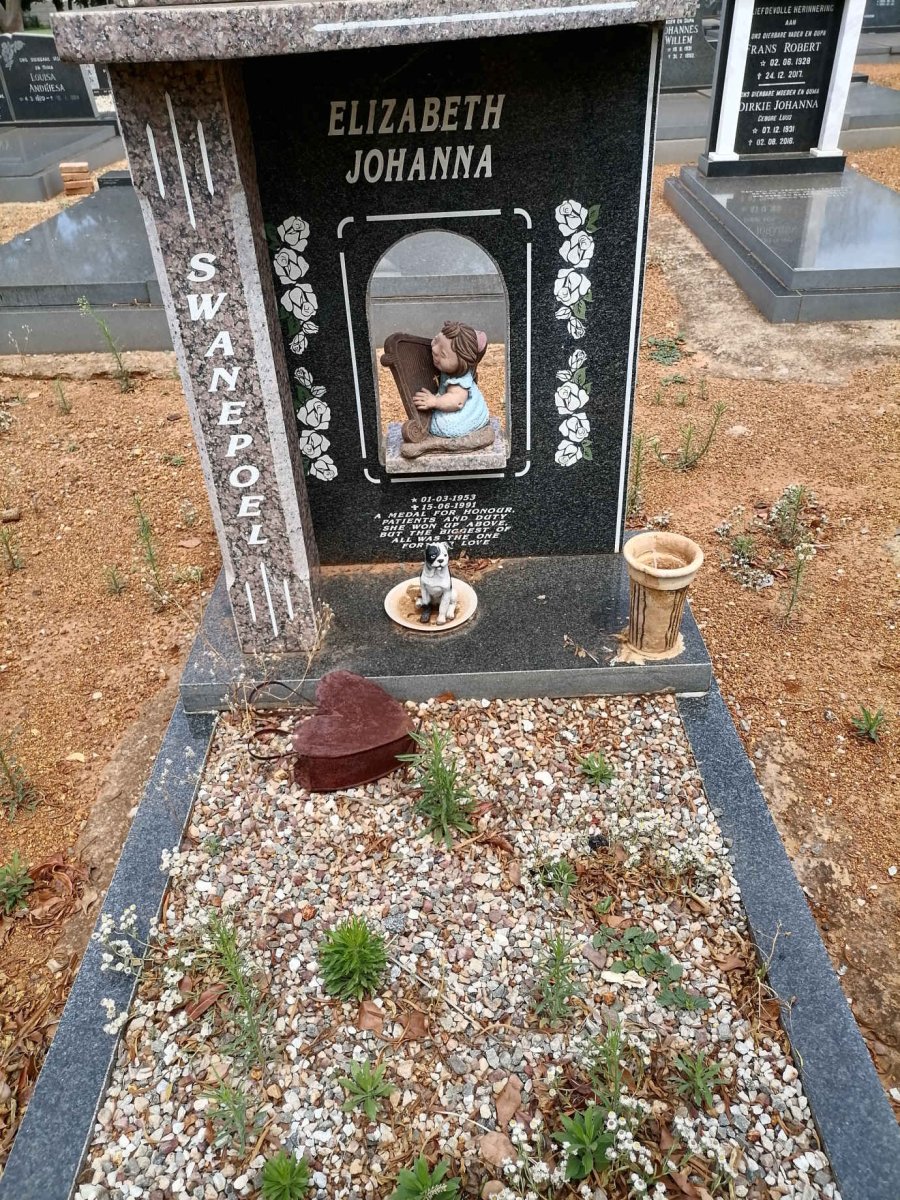 SWANEPOEL Elizabeth Johanna 1953-1991
