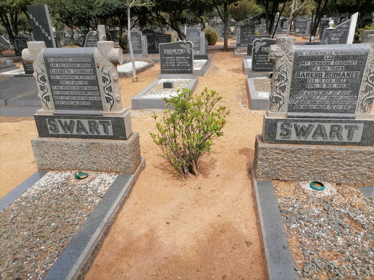 SWART Barend Hermanus 1885-1951 &amp; Elizabeth Cornelia SWANEPOEL 1886-1957