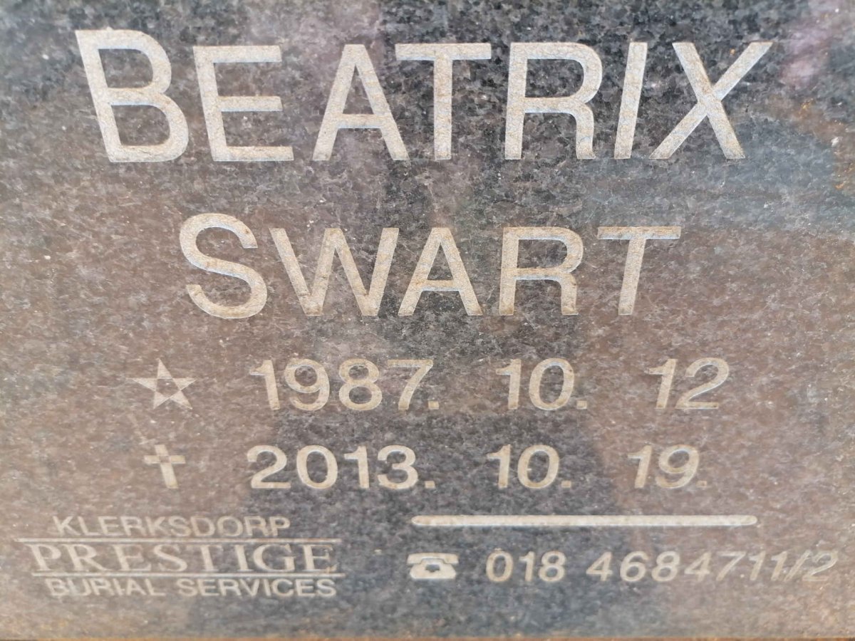 SWART Beatrix 1987-2013