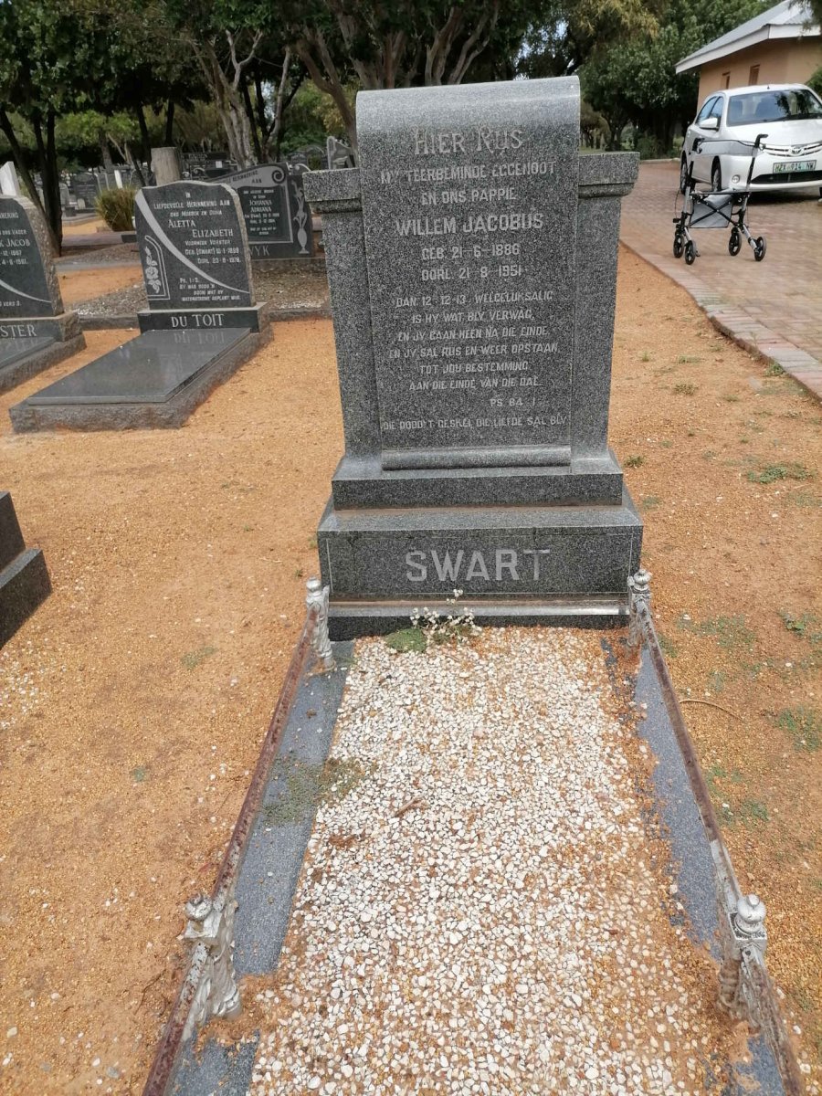 SWART Willem Jacobus 1886-1951