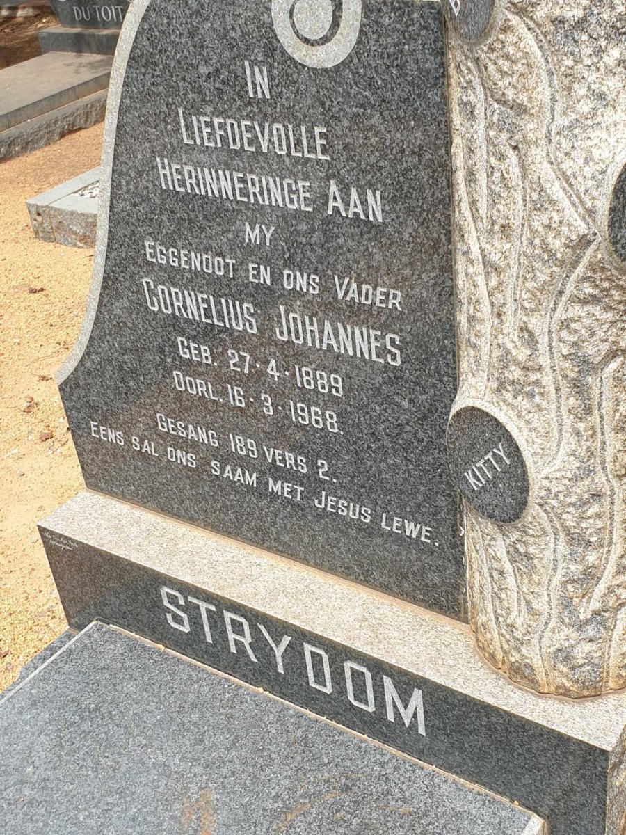 STRYDOM Cornelius Johannes 1889-1968