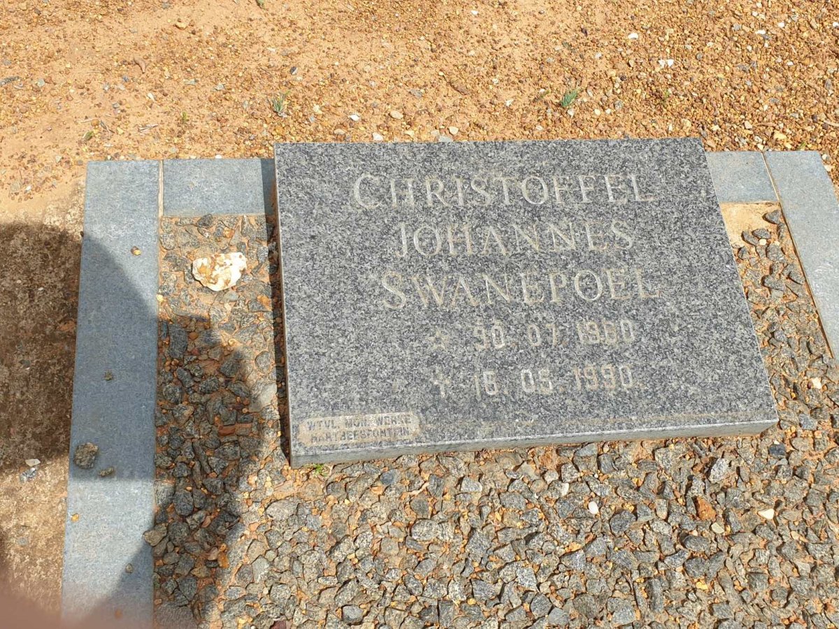 SWANEPOEL Christoffel Johannes 1960-1990