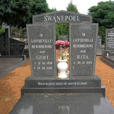 SWANEPOEL G.P. 1938-2016 &amp; Rita 1943-
