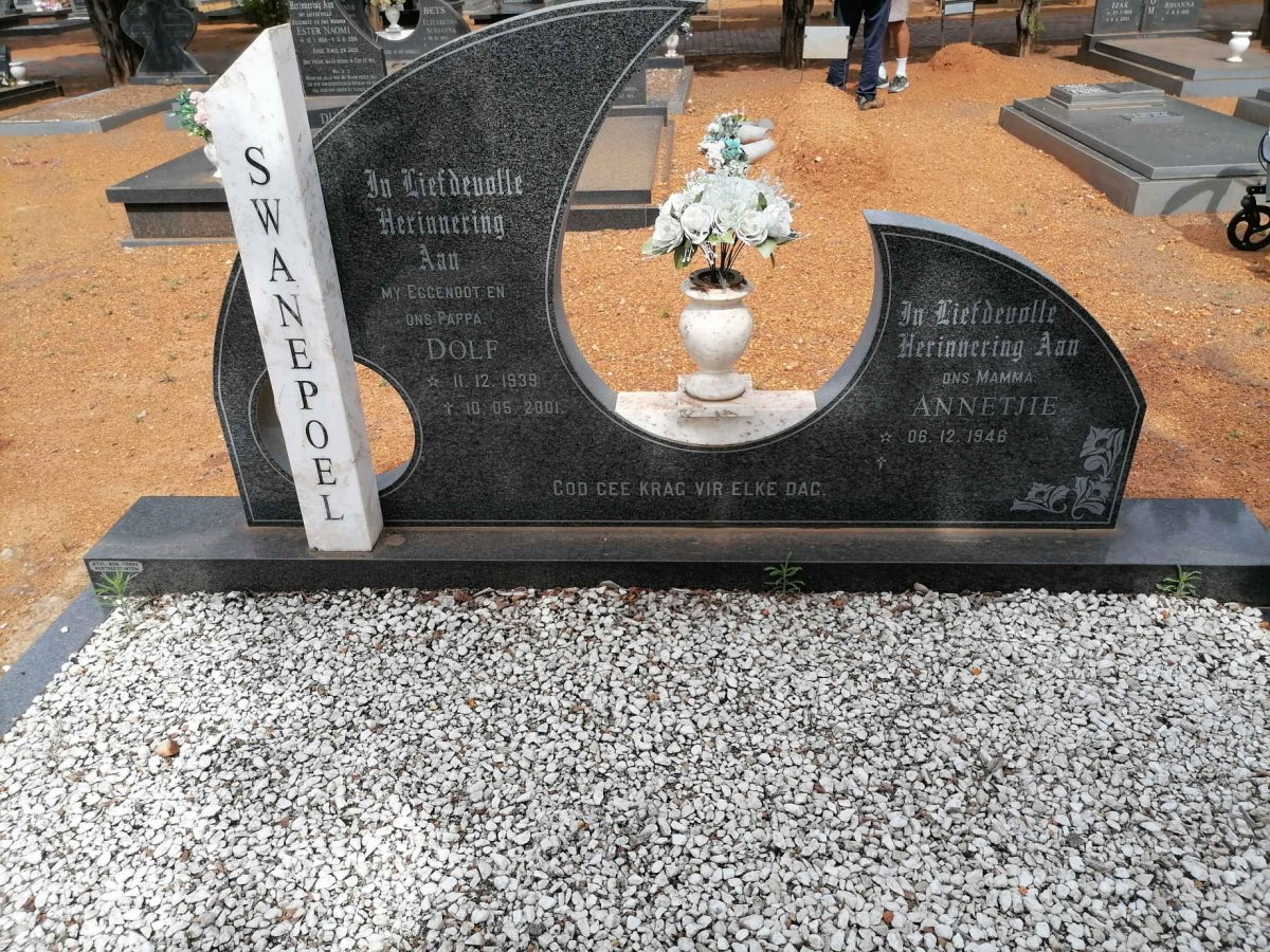 SWANEPOEL Dolf 1939-2001 &amp; Annetjie 1946-