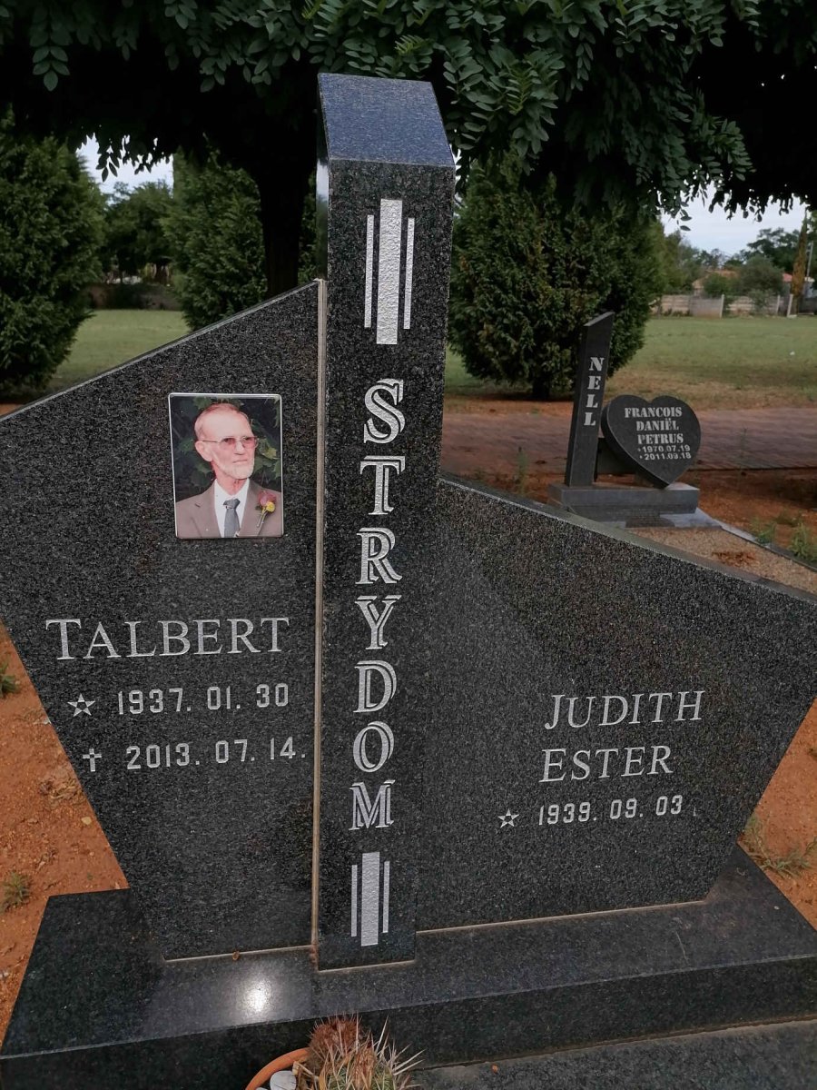 STRYDOM Talbert 1937-2013 &amp; Judith Ester 1939-
