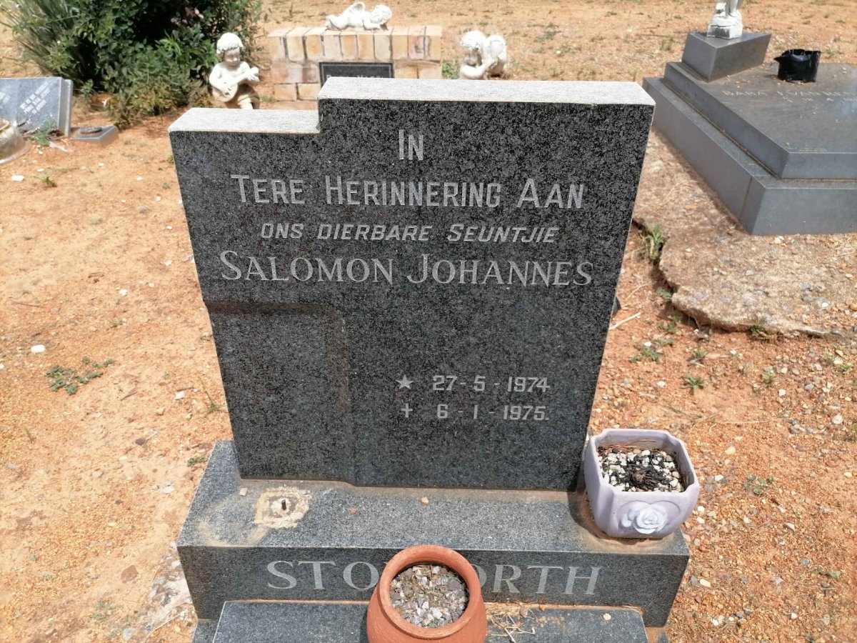 STOPFORTH Salomon Johannes 1974-1975