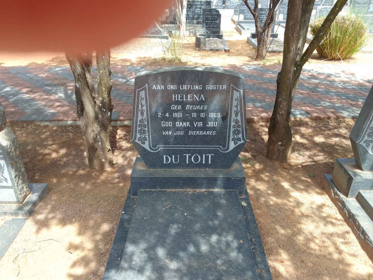TOIT Helena, du nee BEUKES 1901-1969