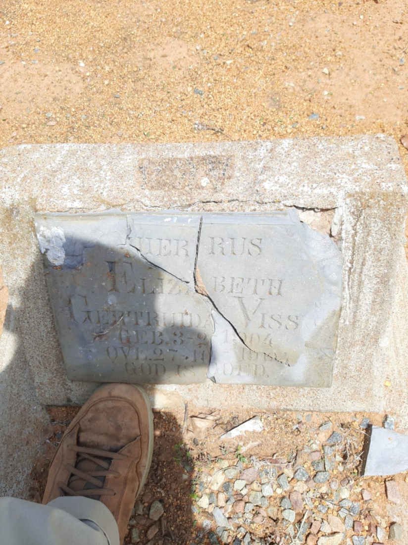 VISSER Elizabeth Gertruida 1904-19??