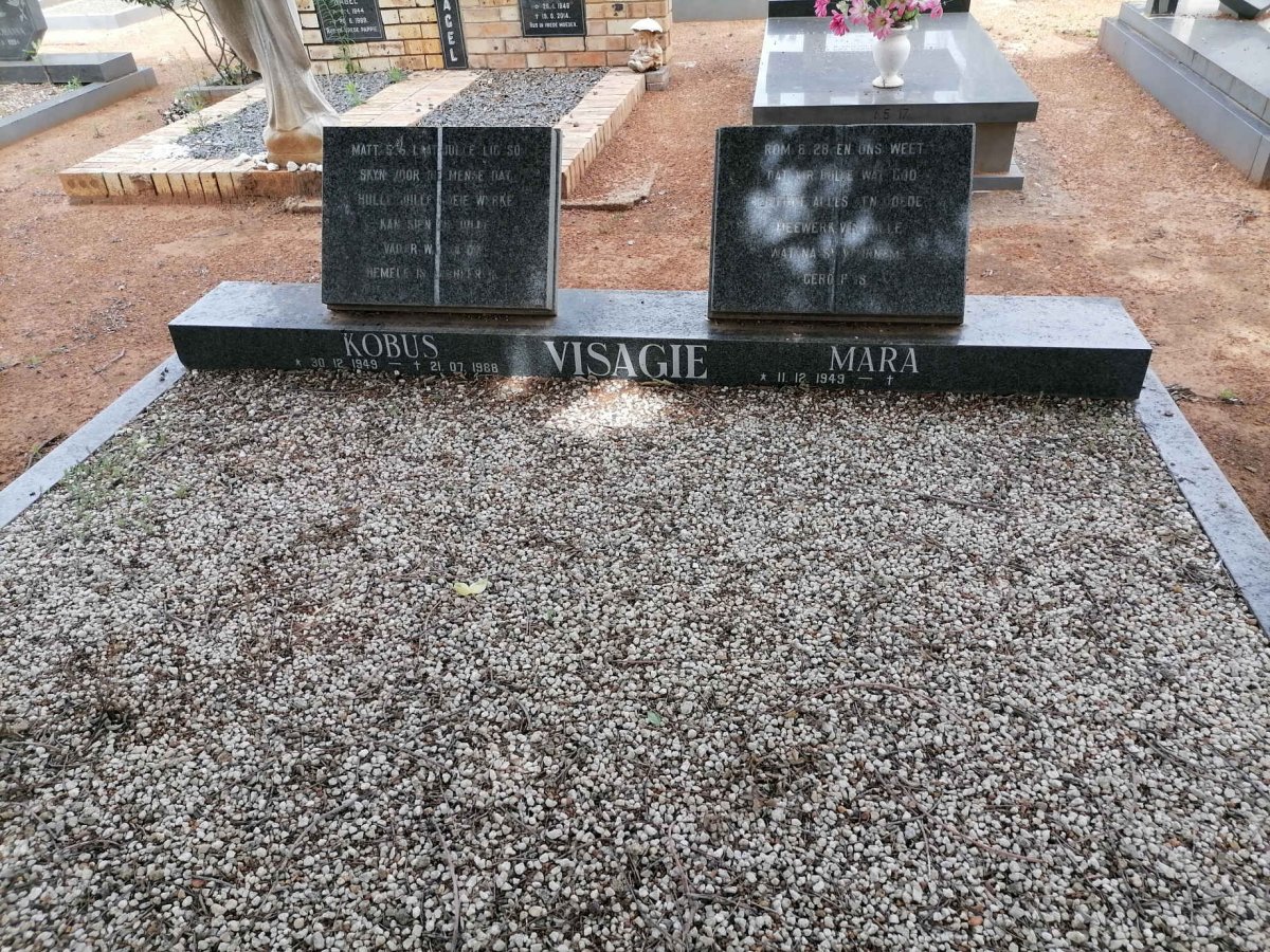 VISAGIE Kobus 1949-1988 &amp; Mara 1949-