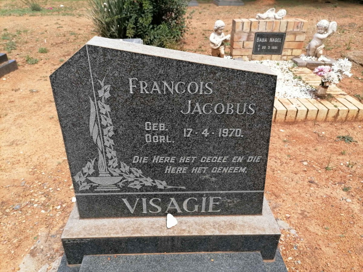 VISAGIE Francois Jacobus 1970-1970