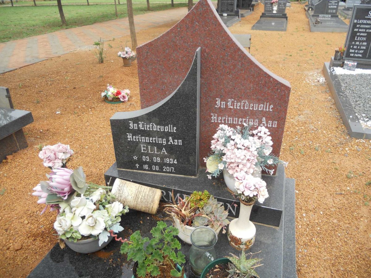 VERMEULEN Sonny 1931-2021 &amp; E.M.S. 1934-2017